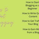 Tips to Start Blogging