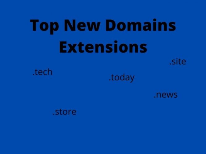 Top New Domain Extensions